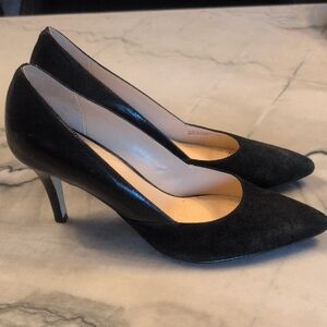Cole Haan Black Suede & leather Heels